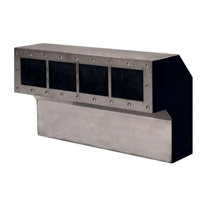 Filtrific S6 metal skimmer for concrete fountain or concrete water feature