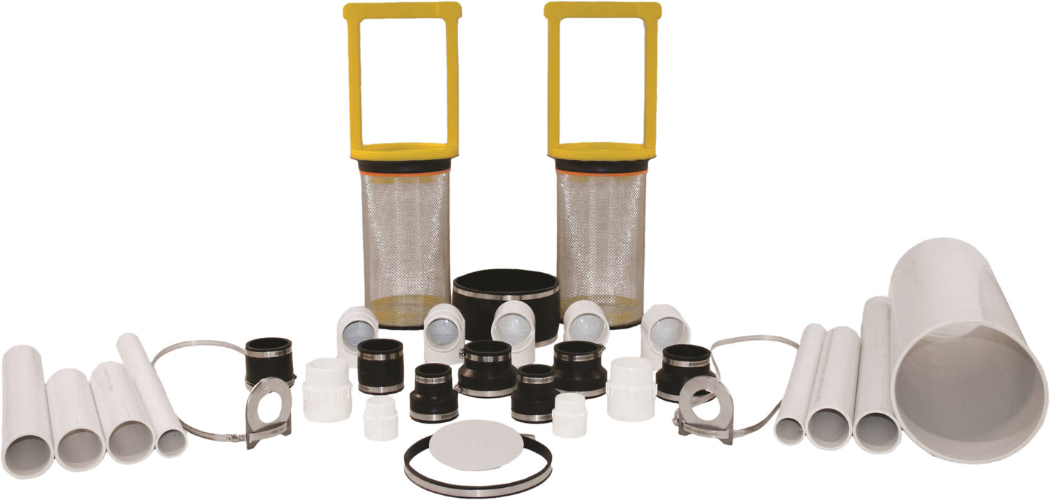 CP4-NS - No Skimmer Extra High-Flow Component Package for T390F Water Feature Filter Tank